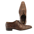 Brown Crocodile Shoes — Maeni Parma