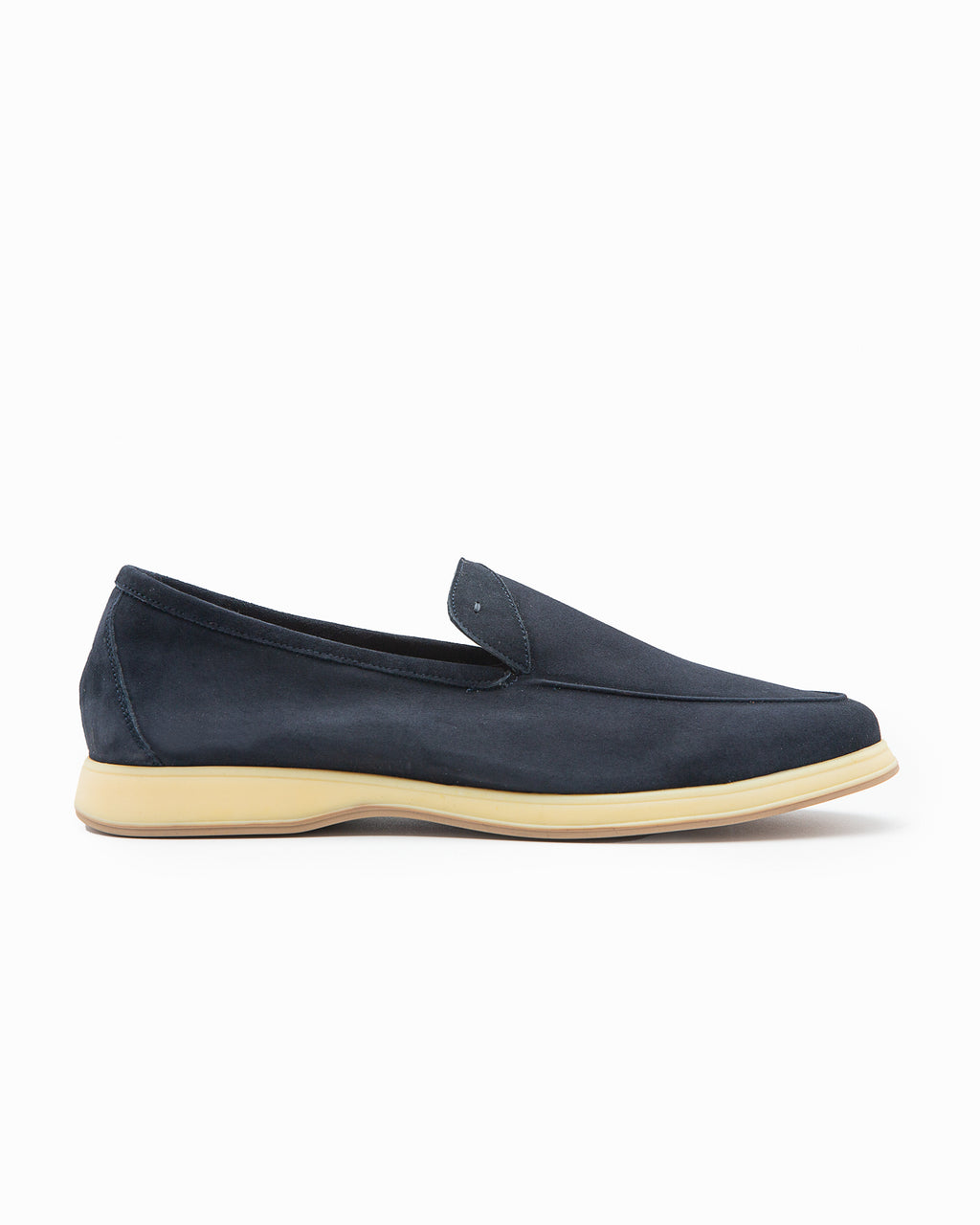 Night Blue Suede Loafers — Andrea Ventura