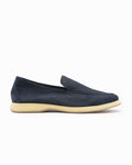 Night Blue Suede Loafers — Andrea Ventura