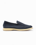 Night Blue Suede Loafers — Andrea Ventura