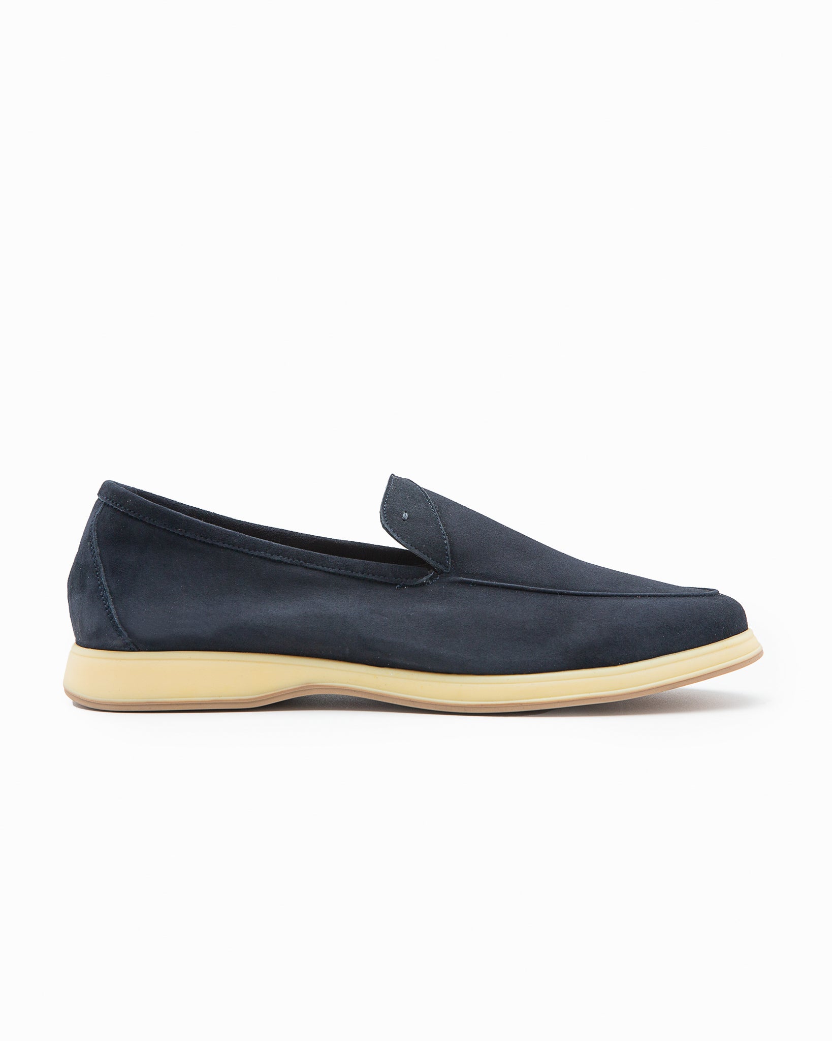 Night Blue Suede Loafers — Andrea Ventura