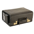 Black XL Hard Pilot Case Genuine Leather — I Santi