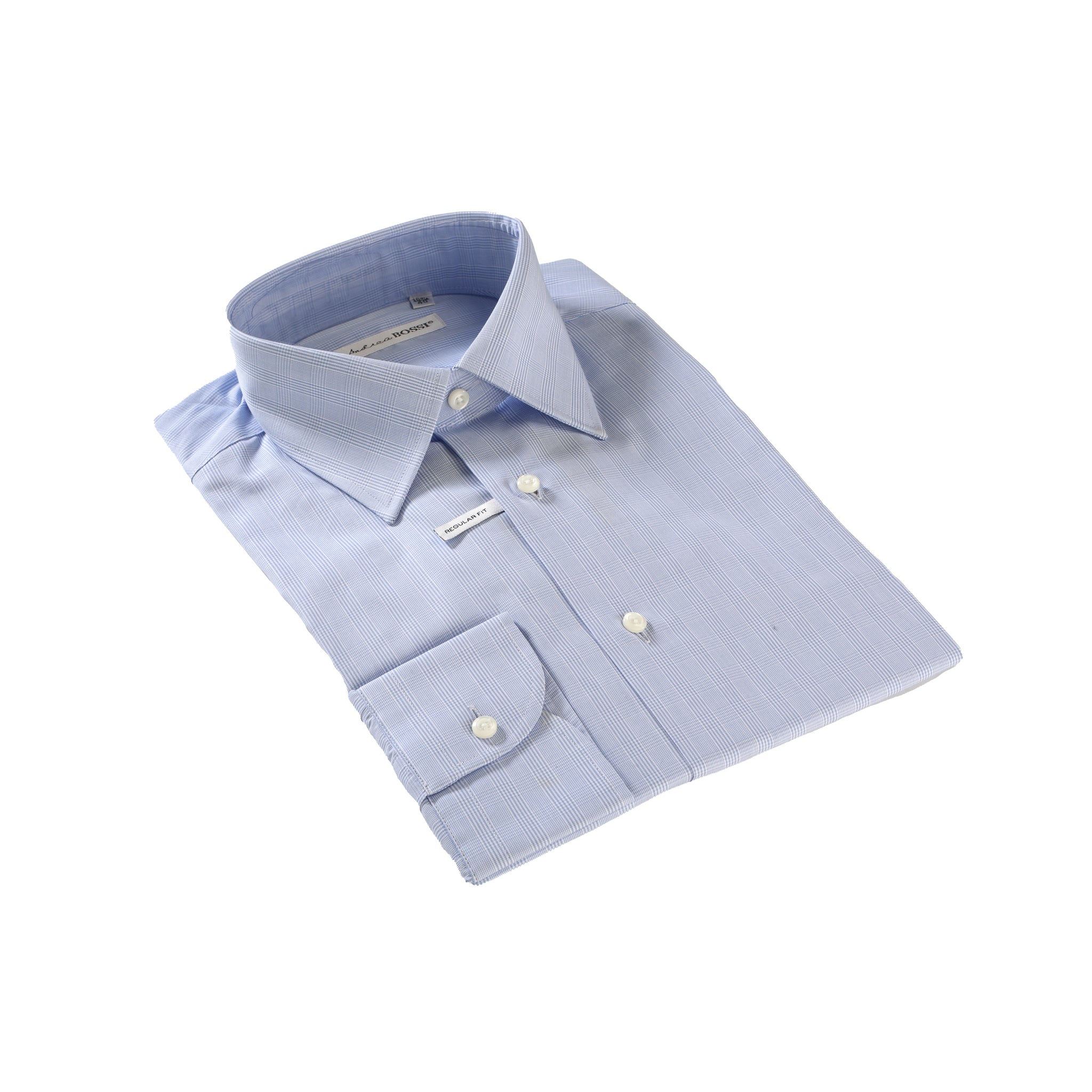 Blue Plaid Shirt — Andrea Bossi