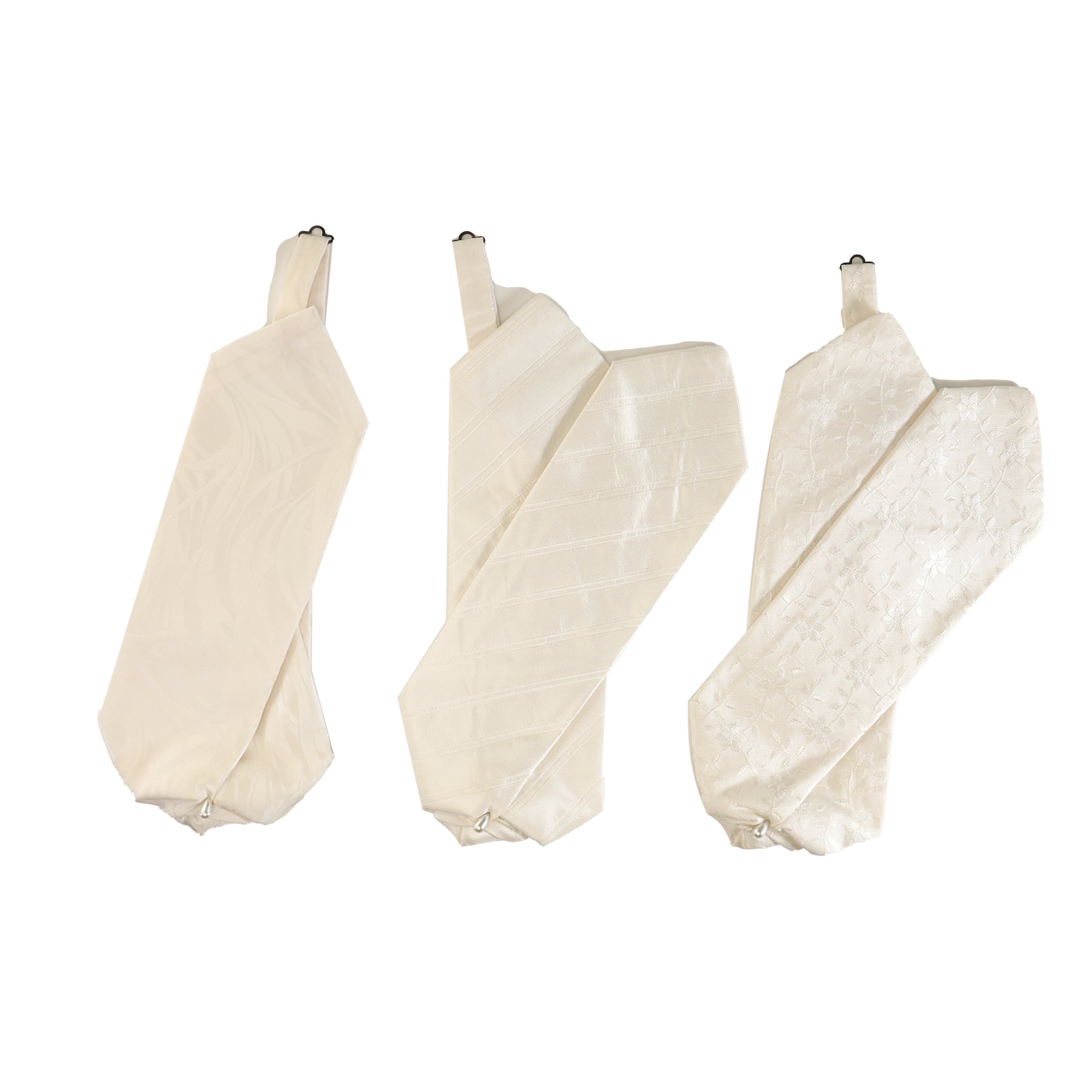 Cream Wedding Ascot Tie — Carnaval De Venise