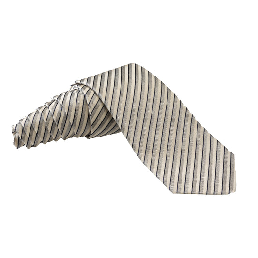 Dark Blue and White Diagonal Design Embossed Texture Tie by Carlo Rossetti