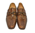 Mocassini in struzzo testa di moro – Mauri Shoes