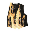 Set Gilet di Seta Dorata — Carnevale di Venezia