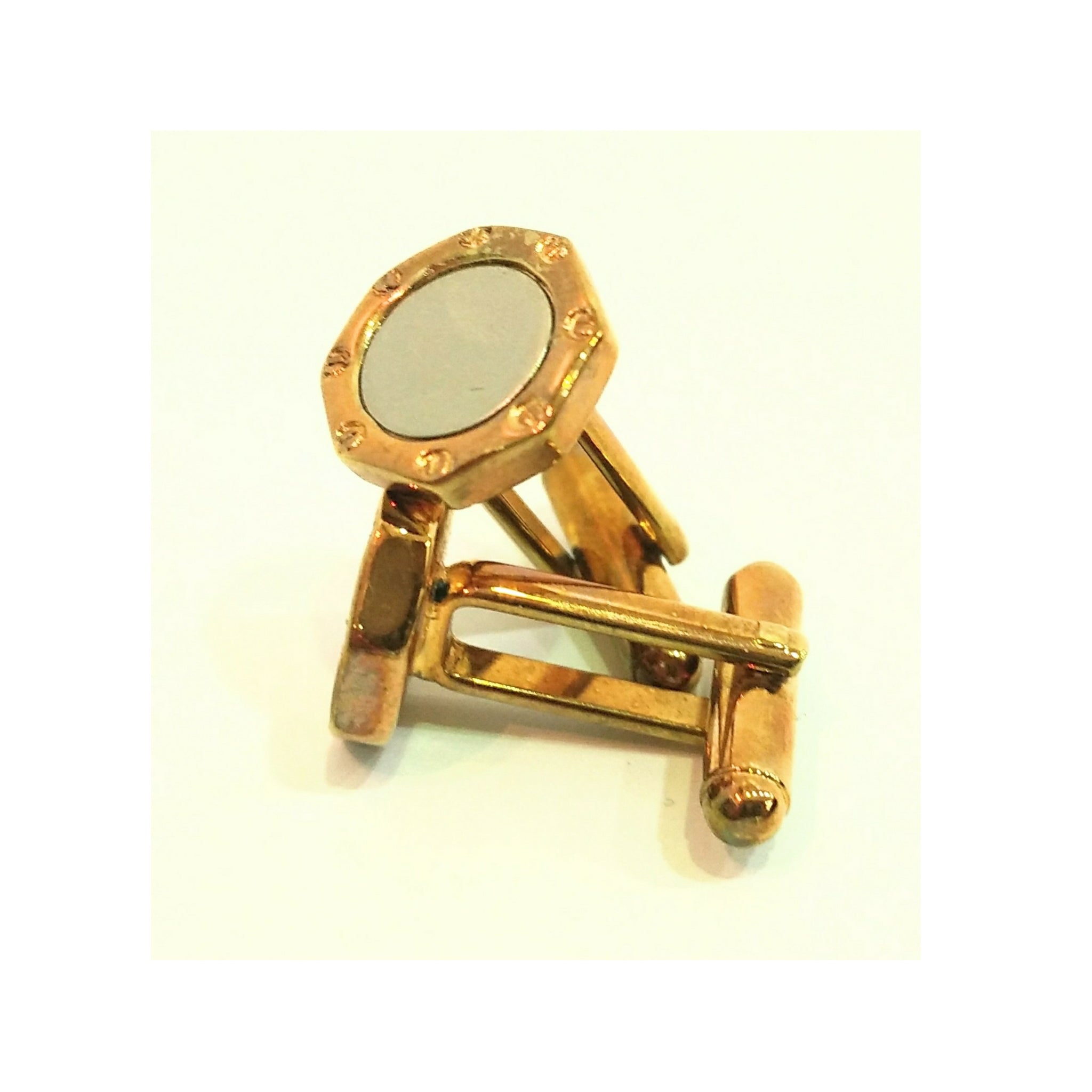Mirror stainless steel Cufflinks Made in Spain — Pepe Mateu