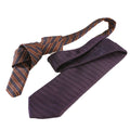 Purple Embossed Texture Tie — Valentino