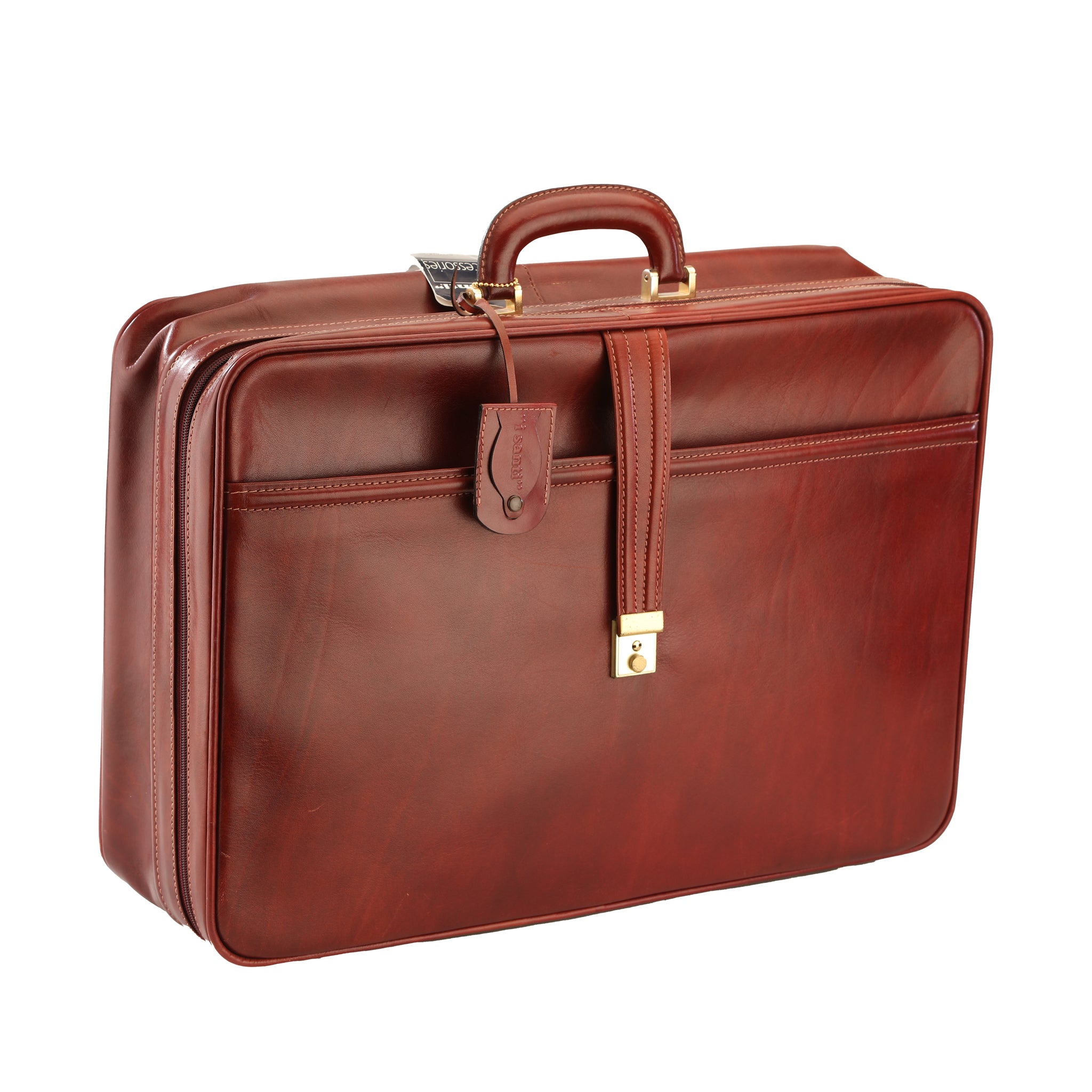 Reddish Brown Carry-On Briefcase — I Santi