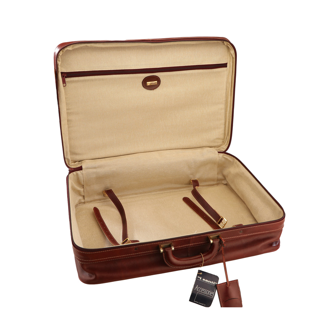 Reddish Brown Carry-On Briefcase — I Santi