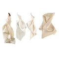 Silk Royal Cream and White Pocket Square — Maestro