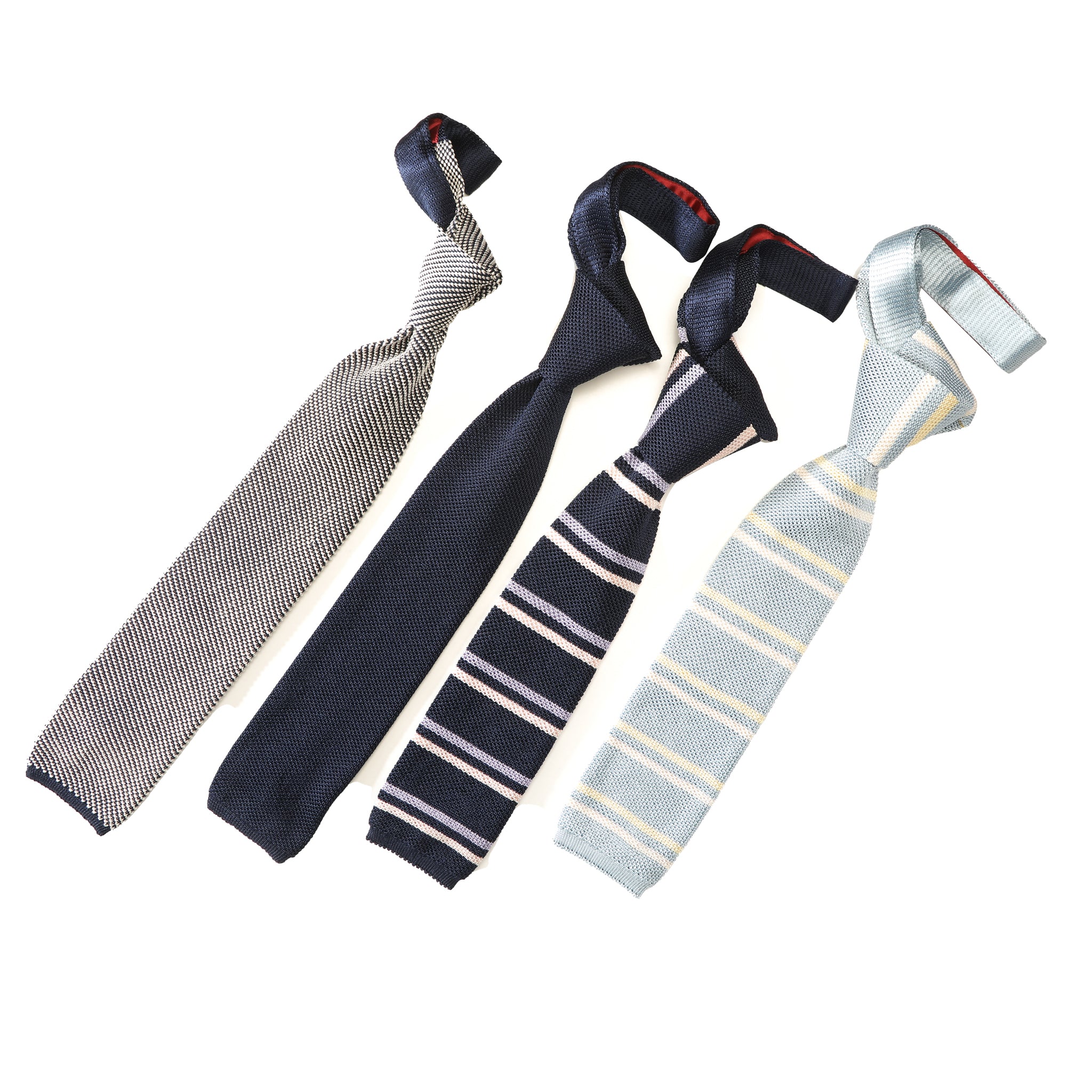 Cravatte di Seta Trendy con Struttura in Rilievo I — ISAIA