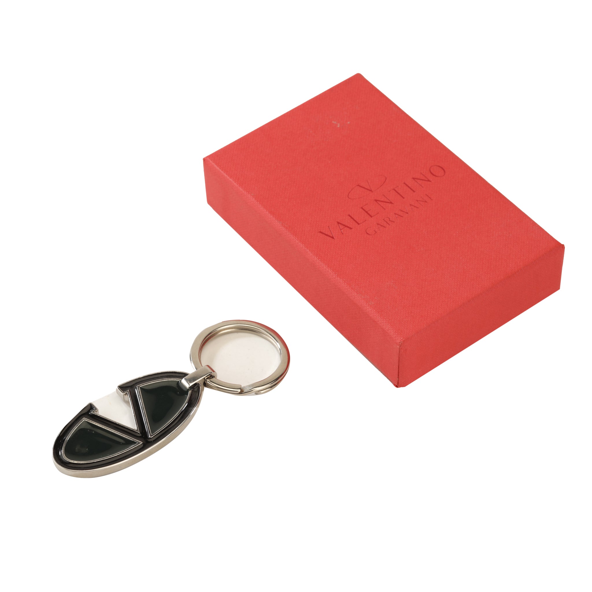 Green Metal Key Holder — Valentino