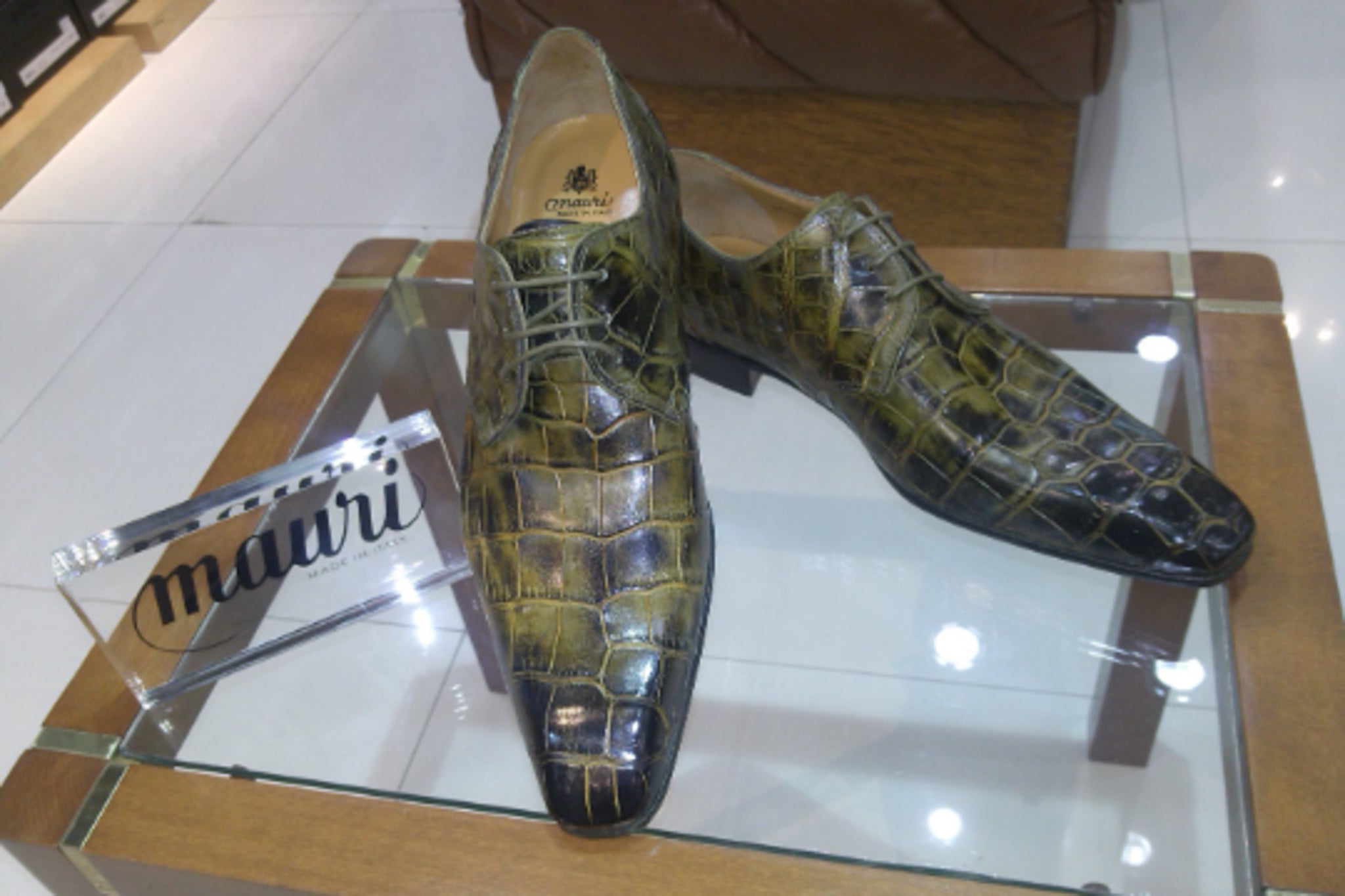 Green Alligator Shoes — Mauri Shoes
