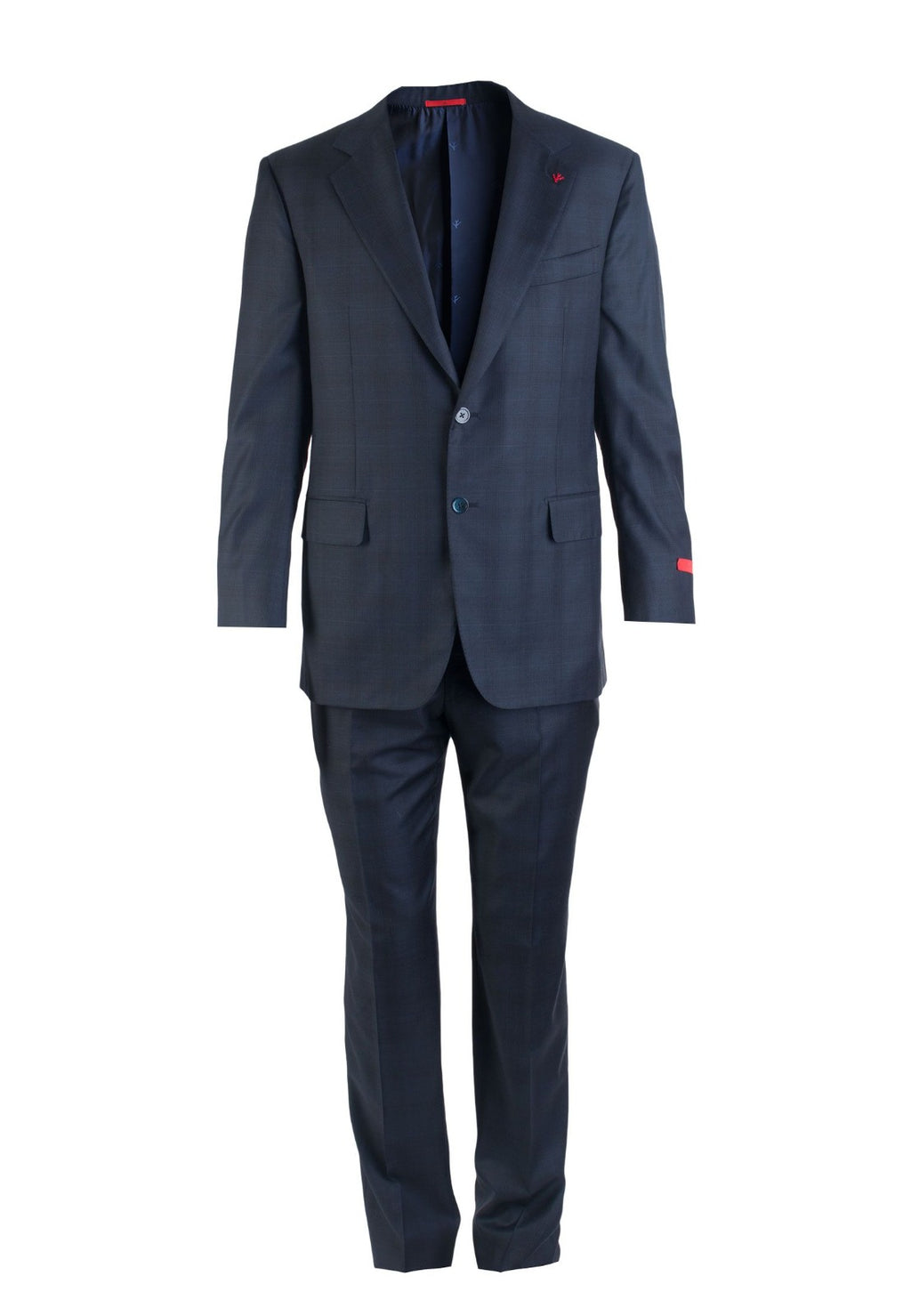 Super 180 Sciammeria Blue Checks Suit — ISAIA